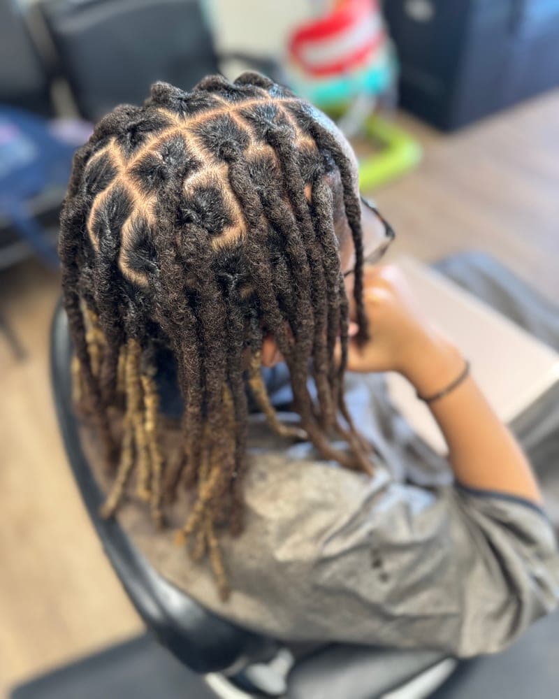 Recent transformations from Yaya's chair at Yaya's Natural Hair Boutique in Sylvan Hills, Atlanta — natural-hair styling, locs, twists, braids.