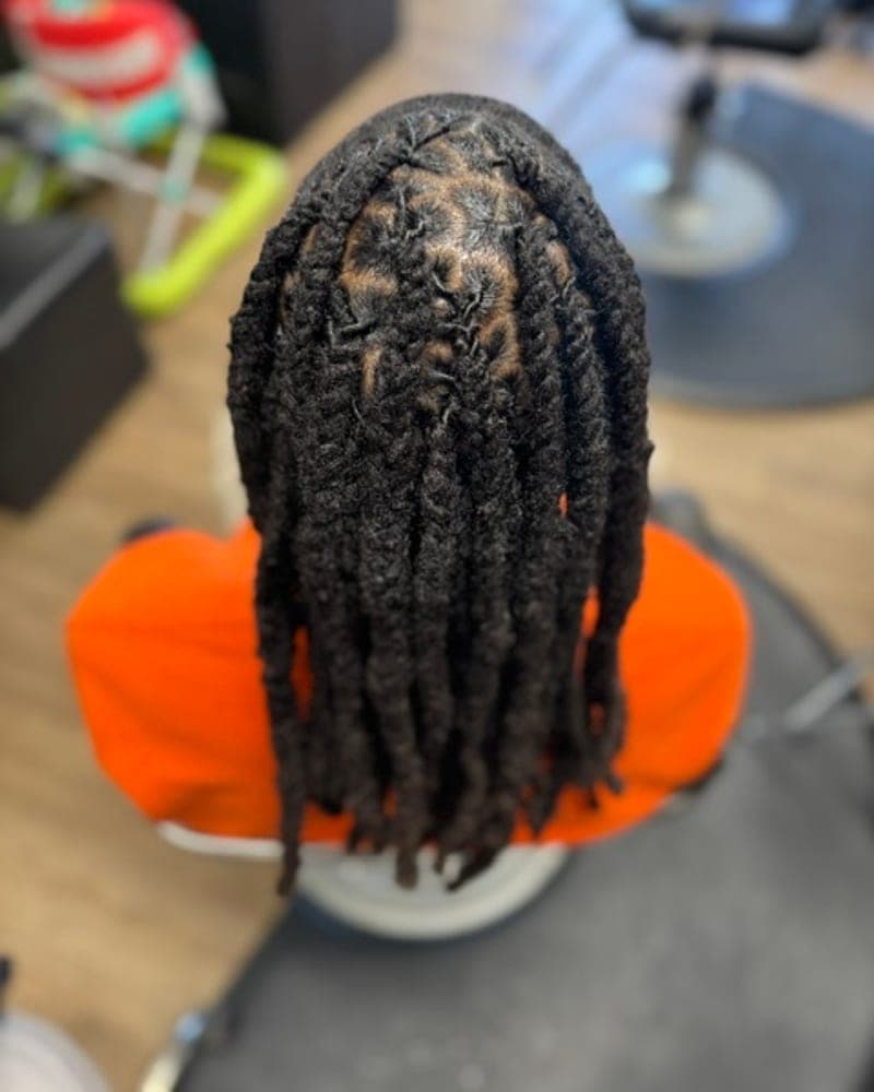 Recent transformations from Yaya's chair at Yaya's Natural Hair Boutique in Sylvan Hills, Atlanta — natural-hair styling, locs, twists, braids.