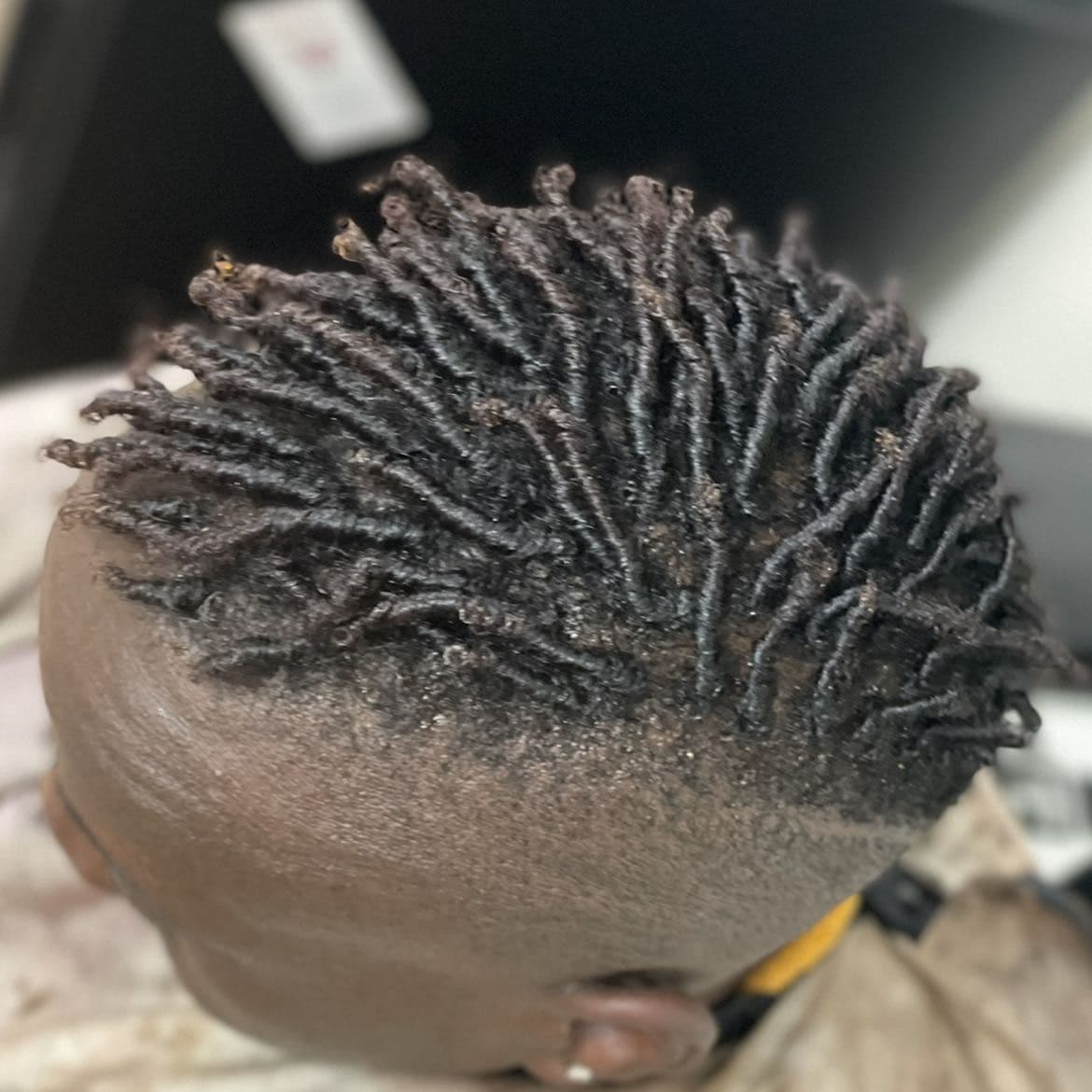 Hair styling work from Yaya's chair