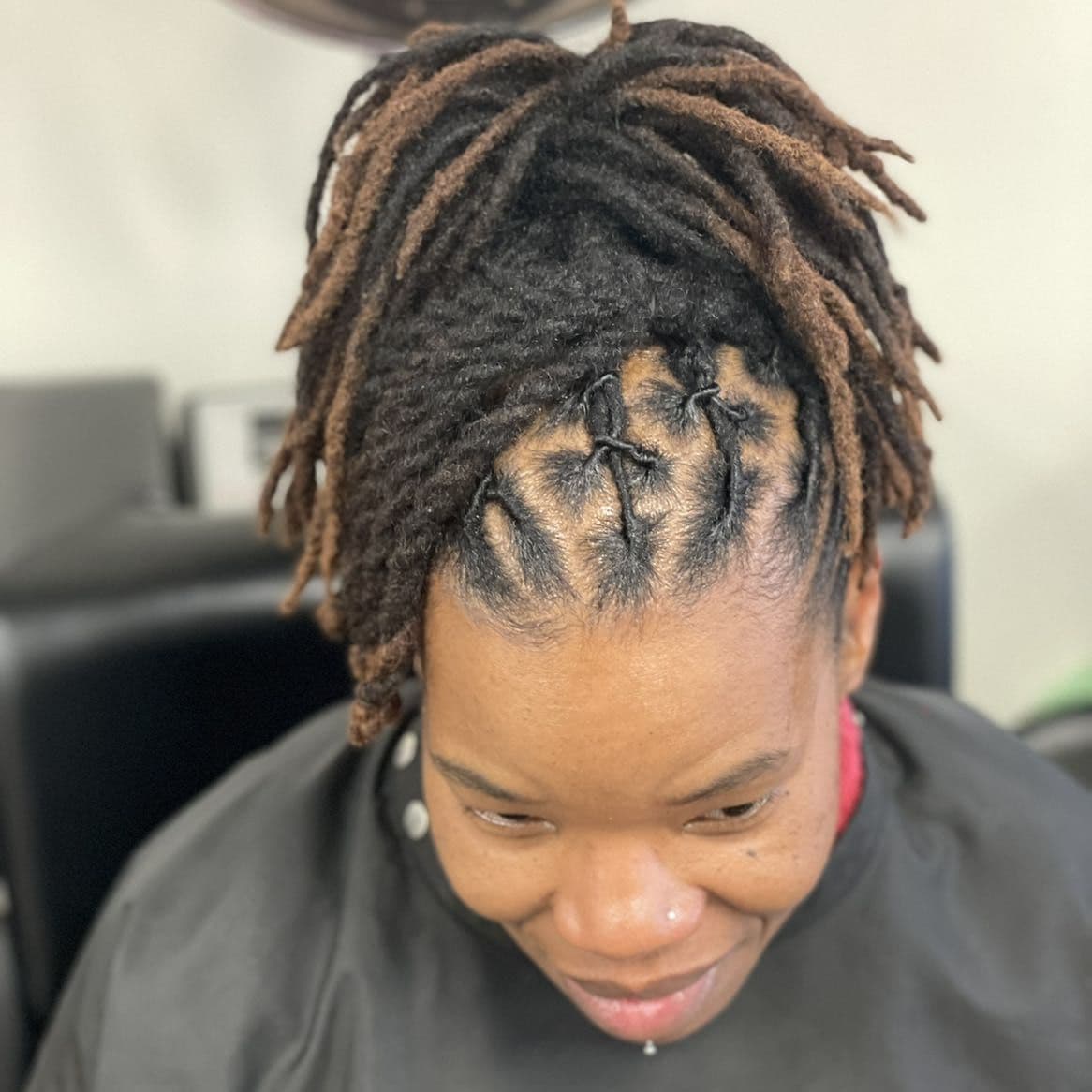 Hair styling work from Yaya's chair